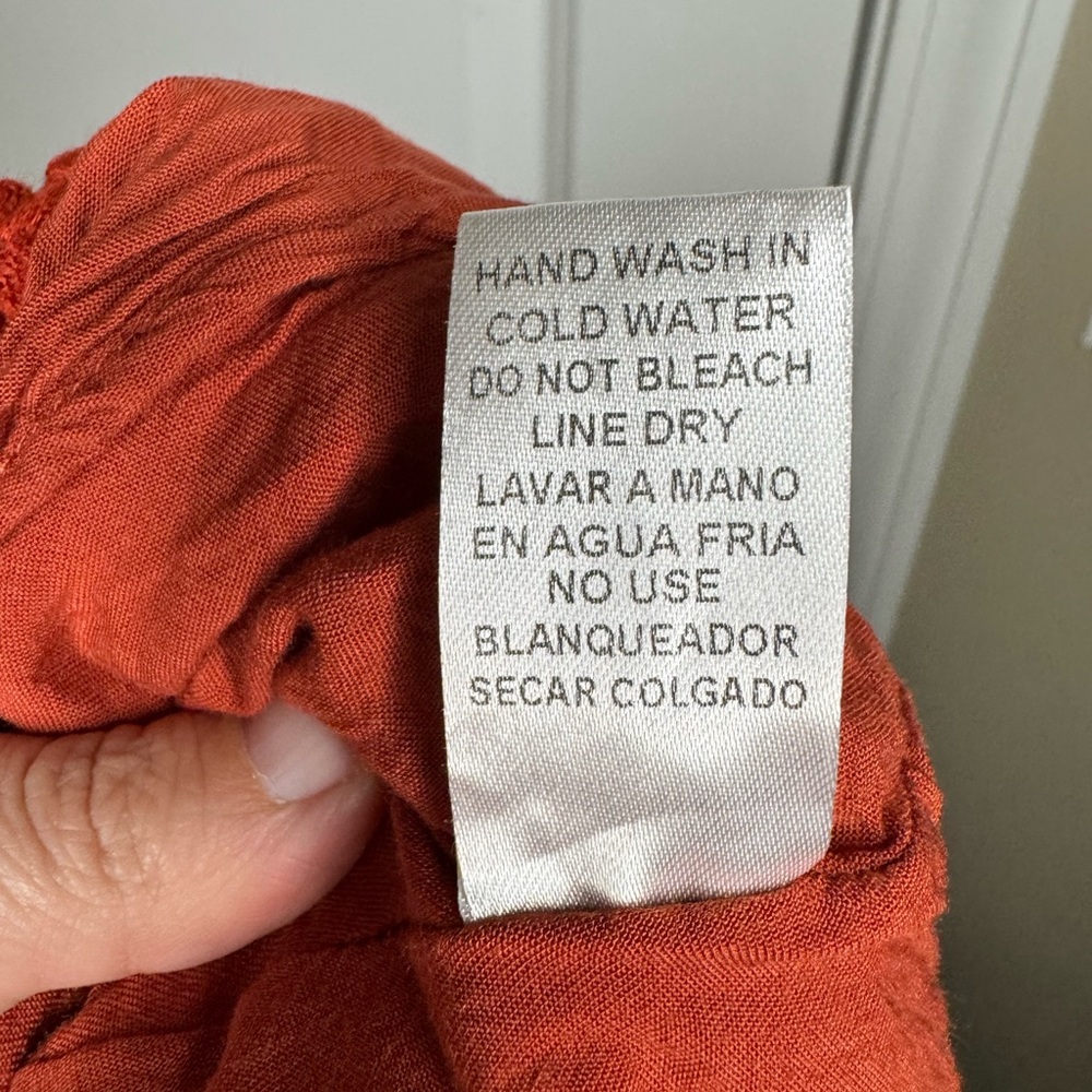 Impeccable Pig Rust Colored Dress - SKU 1022 - Picture 7 of 7